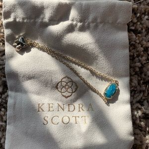 Adjustable Kendra Scott blue stone bracelet